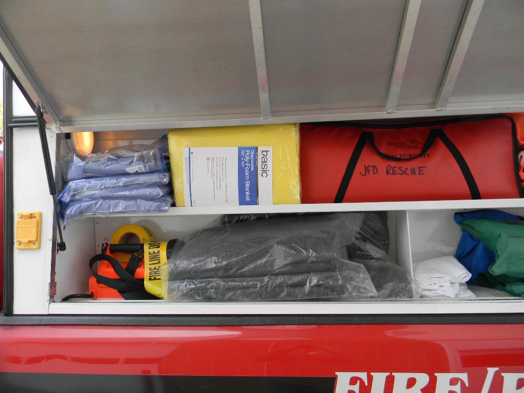 Splinting, blankets, and other safety items